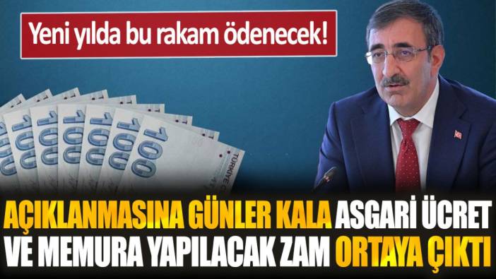 Açıklanmasına günler kala asgari ücret ve memura yapılacak zam ortaya çıktı! Yeni yılda bu rakam ödenecek