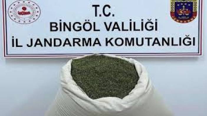 Bingöl'de 20 kilo 629 gram esrar ele geçirildi