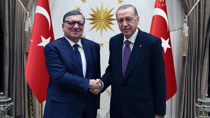 Cumhurbaşkanı Erdoğan, eski AB Komisyonu Başkanı Barroso'yu kabul etti