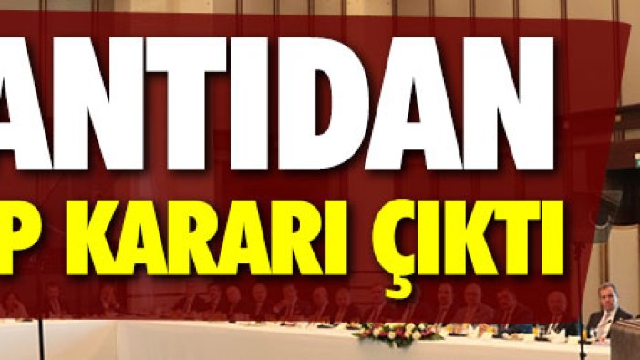 Beştepe'deki toplantıdan WhatsApp kararı çıktı