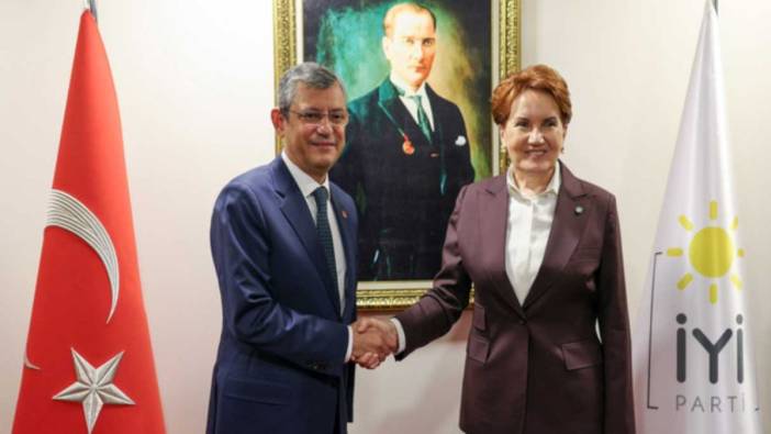 Özgür Özel ve Akşener'in görüşmesi başladı