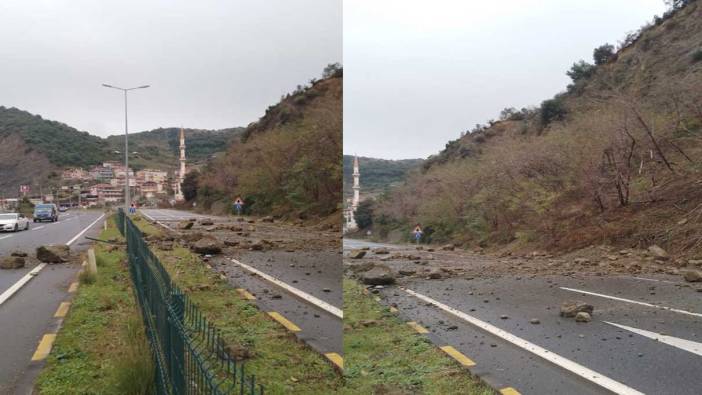 Zonguldak’ta heyelan!