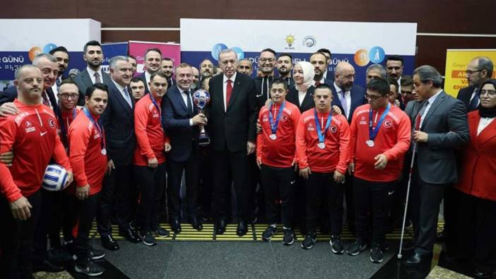 Cumhurbaşkanı Erdoğan, Futsal Milli Takımı'nı kabul etti