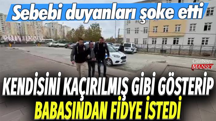 Tekirdağ'da kendisini kaçırılmış gibi gösteren evlat babasından fidye istedi: Sebebini duyan şoke oldu