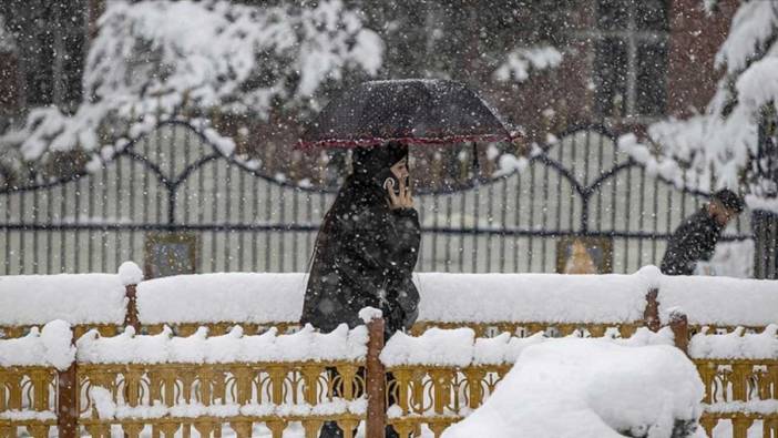 Meteoroloji uyardı: Bu illerde kuvvetli kar yağışı bekleniyor