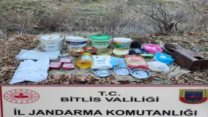 Bitlis'te silah ve mühimmat ele geçirildi!