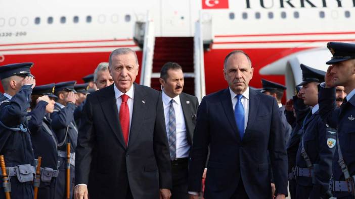 Cumhurbaşkanı Erdoğan Yunanistan'da!