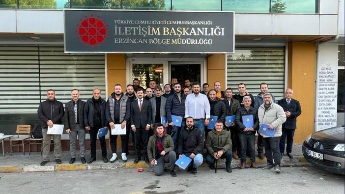 Erzincan'da gazetecilere yönelik dron eğitimi tamamlandı