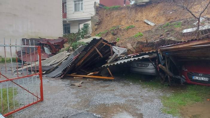 Sarıyer’de istinat duvarı çöktü: 4 araçta hasar oluştu, 1 bina boşaltıldı