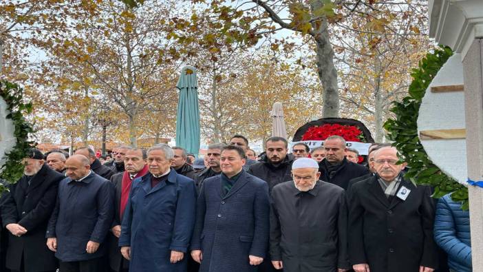 Ali Babacan’ın annesi son yolculuğuna uğurlandı