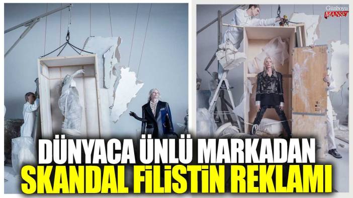 Dünyaca ünlü markadan skandal Filistin reklamı