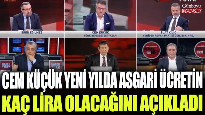 Cem Küçük yeni yılda asgari ücretin kaç lira olacağını açıkladı