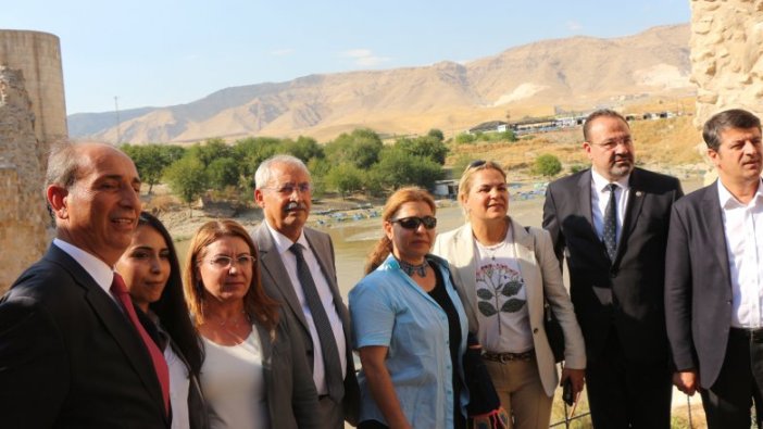 CHP'li heyetten Hasankeyf'e ziyaret