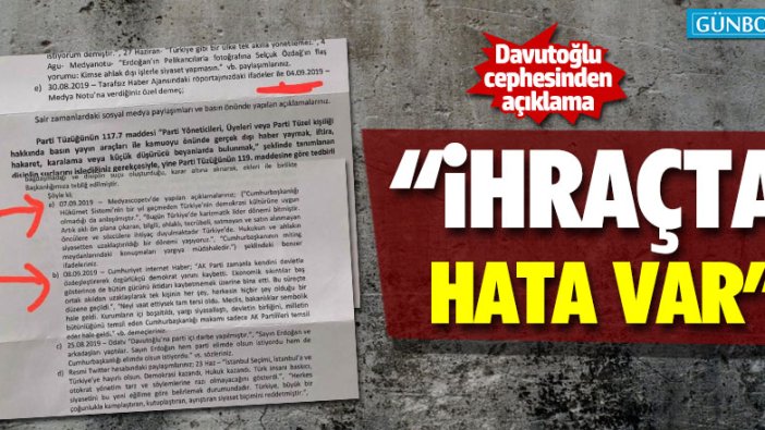 AKP'nin ihraç metninde dikkat çeken detay