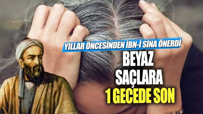 Beyaz saçlara 1 gecede son! Yıllar öncesinden İbn-i Sina önerdi