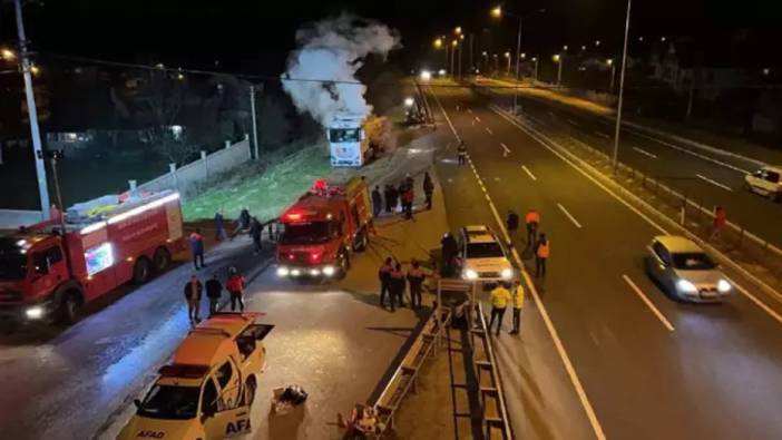 Kimyasal madde yüklü tankerde sızıntı yaşandı: Ekipler alarma geçti