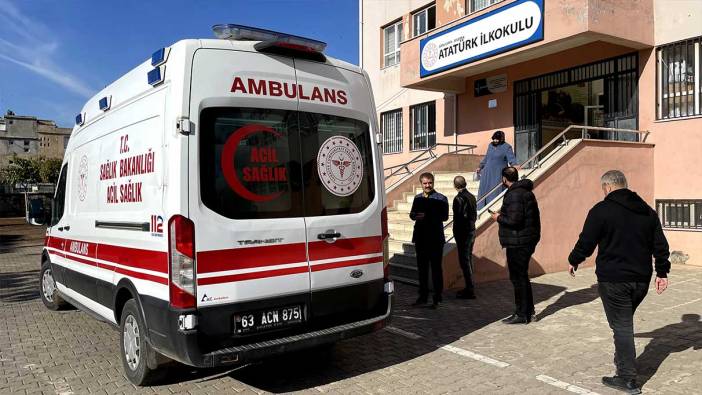 Şanlıurfa'da ilkokulda zehirlenme: 9 öğrenci hastanelik oldu