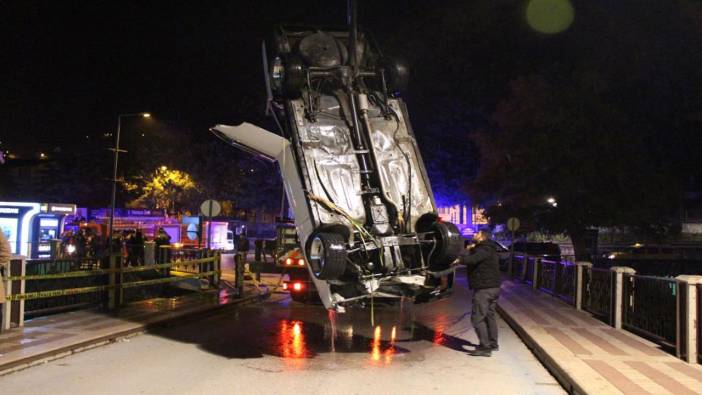 Amasya’da otomobil nehre uçtu: 1 ölü