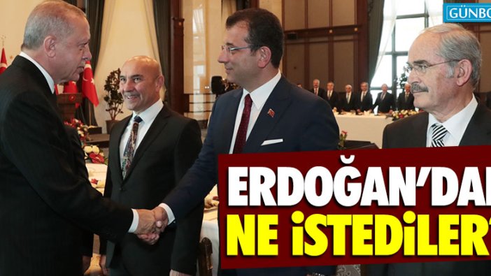 Belediye başkanları Erdoğan'dan ne istedi?