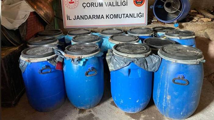 900 litre kaçak içki ele geçirildi