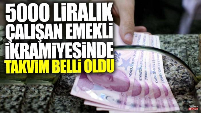 5000 liralık çalışan emekli ikramiyesinde takvim belli oldu! 5 bin lira bu tarihte hesaplarda olacak