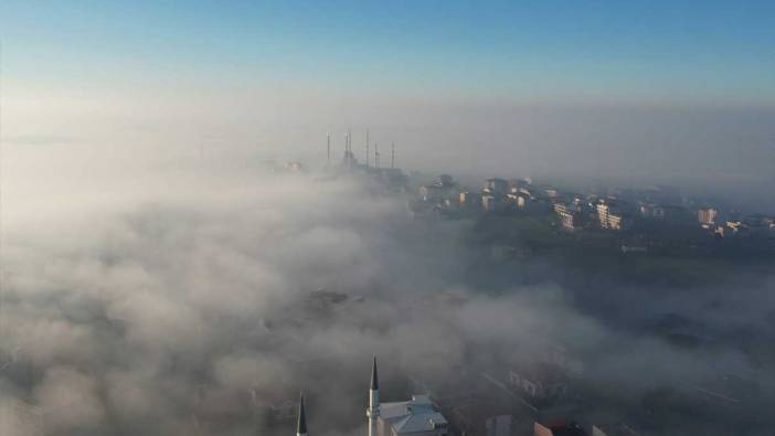 İstanbul'da sis manzarası