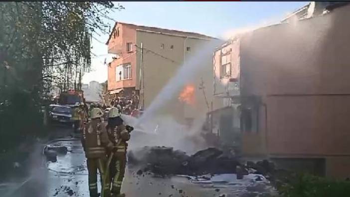 Üsküdar'da doğal gaz borusu patladı