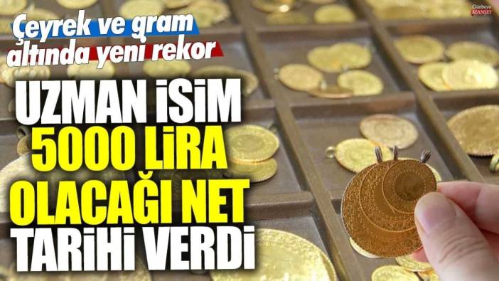 Altında bunu yapanın yüzü gülecek! Piyasa Kahini İslam Memiş, 5 bin lira olacağı tarihi duyurdu