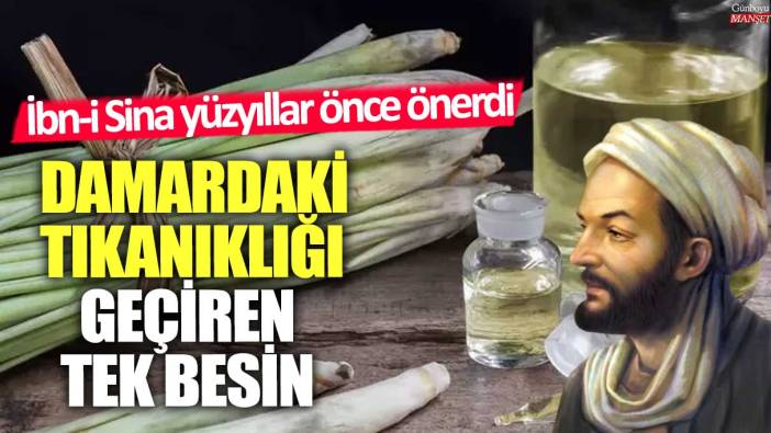 İbn-i Sina yüzyıllar önce önerdi!  Damardaki tıkanıklığı geçiren tek besin