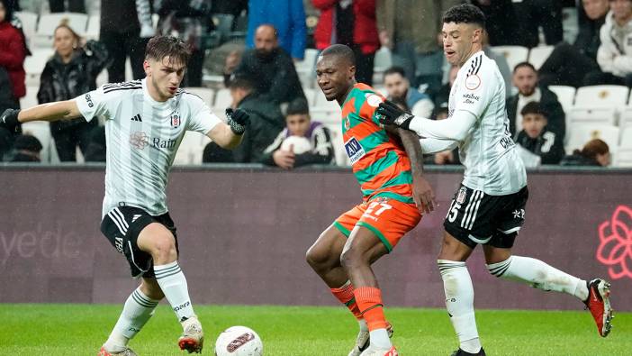 Beşiktaş, Alanyaspor'a 3-1'lik skorla mağlup oldu