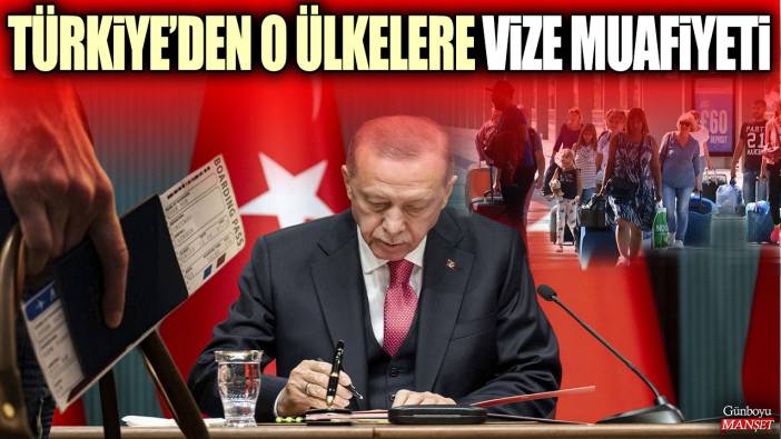 Türkiye’den 6 ülkeye vize muafiyeti!