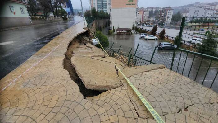 Karabük'te sağanak yağış hayatı olumsuz etkiledi!