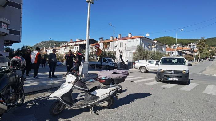 Muğla’da otomobil ile motosiklet çarpıştı: 1 yaralı