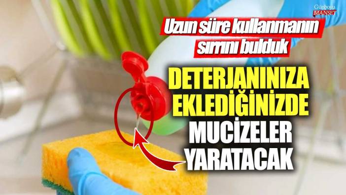 Deterjanınıza eklediğinizde mucizeler yaratacak! Uzun süre kullanmanın sırrını bulduk