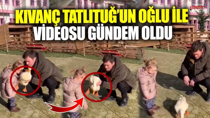 Kıvanç Tatlıtuğ ile oğlu Kurt Efe'nin hayvan sevgisi sosyal medyada gündem oldu