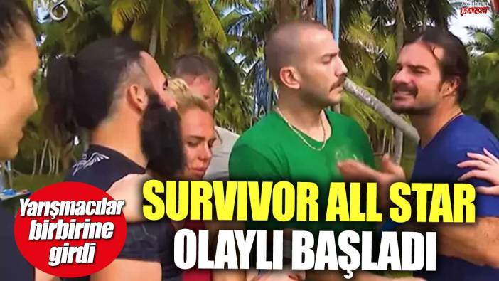 Survivor All Star olaylı başladı! Yarışmacılar birbirine girdi