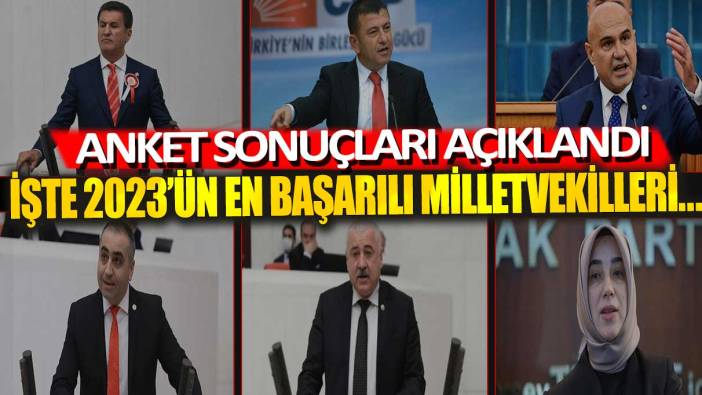 ORC Araştırma açıkladı: İşte 2023 yılının en başarılı milletvekilleri...