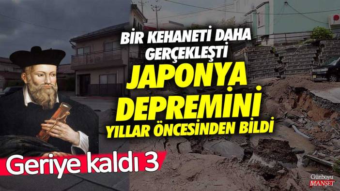 Japonya depremini yıllar öncesinden bildi! Dünyaca ünlü filozofun bir kehaneti daha gerçekleşti