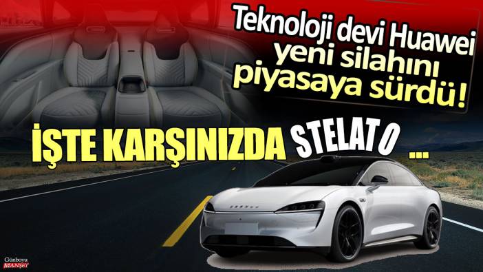 Teknoloji devi Huawei yeni silahını piyasaya sürdü: İşte karşınızda STELATO...