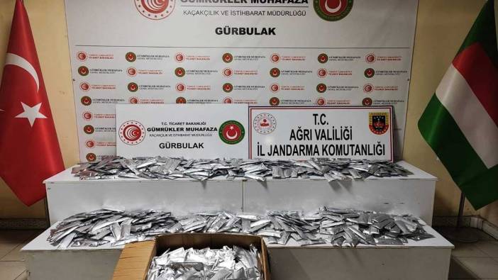 İran sınırında ele geçirildi: Değeri 2 milyon 750 bin lira