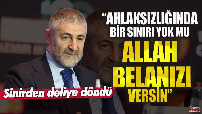 Nureddin Nebati sinirden deliye döndü! Allah belanızı versin ahlaksızlığın da bir sınırı yok mu