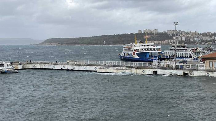 Çanakkale'de adalara seferler iptal oldu!