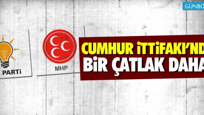 Mersin’de Cumhur İttifakı çatladı