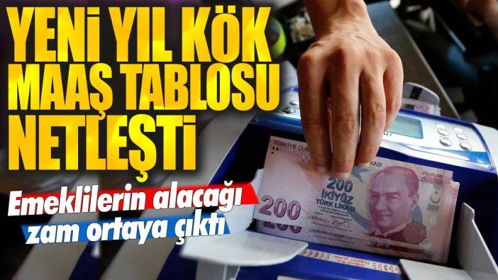 SSK, Bağ-Kur ve bütün emeklilerin alacağı zam ortaya çıktı! 2024 kök maaş tablosu netleşti