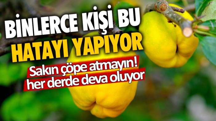 Binlerce kişinin yaptığı büyük hata: Sakın çöpe atmayın! Her derde deva oluyor