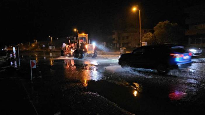 Kastamonu'da fırtına sonrası deniz taştı