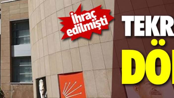 Aylin Nazlıaka CHP'ye geri dönüyor