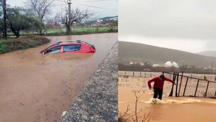 Aşırı yağışlar hayatı felç etti! Araçlar su altında kaldı