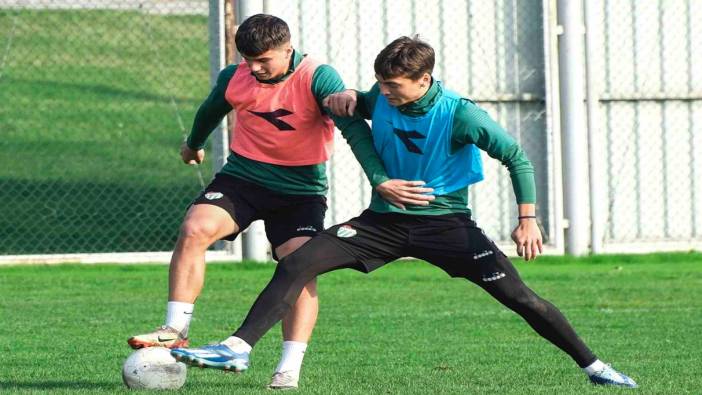 Bursaspor, Karacabey maçı hazırlıklarına devam ediyor