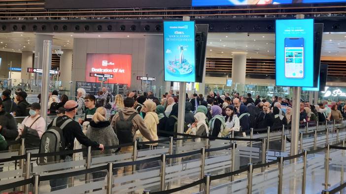 İstanbul Havalimanı’nda yarıyıl tatili yoğunluğu